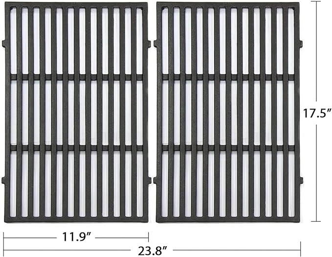 Hongso Spirit E-310 Grill Parts for Weber Spirit I & II 300 Series E310 S310 E320 S320 E330 S330 Gas Grill With Front Control, 7636 Flavorizer Bars 15.3", 7638 Grill Grates 17.5", 69787 Burners 18"