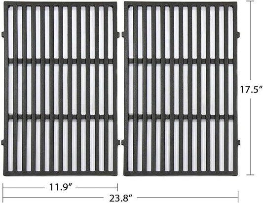 Hongso Spirit E-310 Grill Parts for Weber Spirit I & II 300 Series E310 S310 E320 S320 E330 S330 Gas Grill With Front Control, 7636 Flavorizer Bars 15.3", 7638 Grill Grates 17.5", 69787 Burners 18"