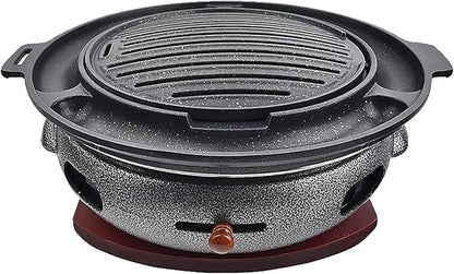 BBQ Barbeque Barbecue Grill, BBQ, Multifunctional Smokeless Charcoal Grill, Household Korean BBQ Grill, Split Design, Outdoor/Indoor (Color : G)