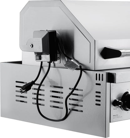 KoolMore 30 in. Built-in Liquid Propane BBQ Grill for Outdoor Kitchen in Heavy-Duty Stainless-Steel (KM-OKS-BQ30)