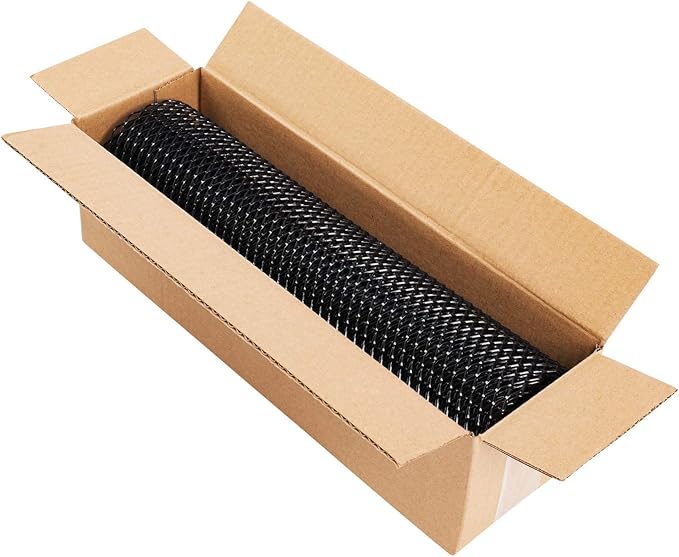 AggAuto Universal 40"x13" Car Grill Mesh 6x12mm Rhombic Hole Black | Aluminum Alloy Automotive Grille Insert Bumper, One of the Most Multifunctional Shape Grids 100x33cm