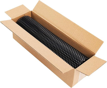 AggAuto Universal 40"x13" Car Grill Mesh 6x12mm Rhombic Hole Black | Aluminum Alloy Automotive Grille Insert Bumper, One of the Most Multifunctional Shape Grids 100x33cm