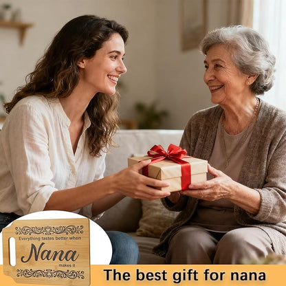 Nana Gifts - Kitchen Wall or Counter Decor, Unique Christmas & Mother's Day Birthday Gifts for Nana from Grandkids