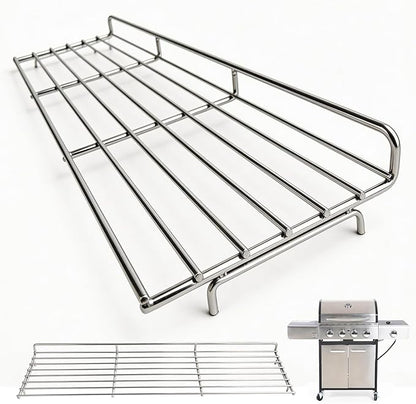 Grill Warming Rack for Captiva Designs 4-Burner Propane Gas BBQ Grill with Side Burner, Hanging Upper Rack Replacement Parts for Captiva Designs Grill Accessories, Stainless Steel 1 Pack