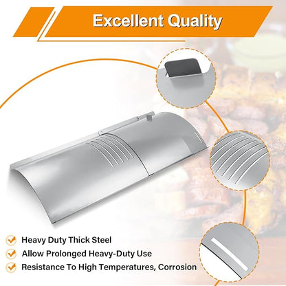 Flame Broiler Kit for Pit Boss 1000 Series Pellet Grills with Slide Cover and Bottom, Grill Replacement Parts for Pit Boss Austin XL/PB1000XLW1, Rancher XL/PB1000R1, PB1000NC1, PB1000SC1, PB1000SC2