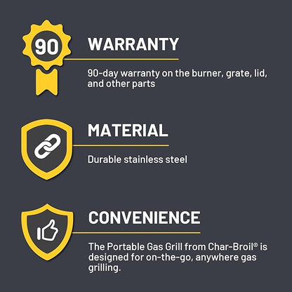 Charbroil Portable Convective 1-Burner Propane Gas Grill - 465133010