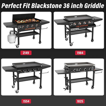 36 X 7 Folding Front Shelf for Blackstone 36 inch griddle 2149 1984 1554 1825, Easy-Check Fit Accessory for Outdoor Cooking or Use