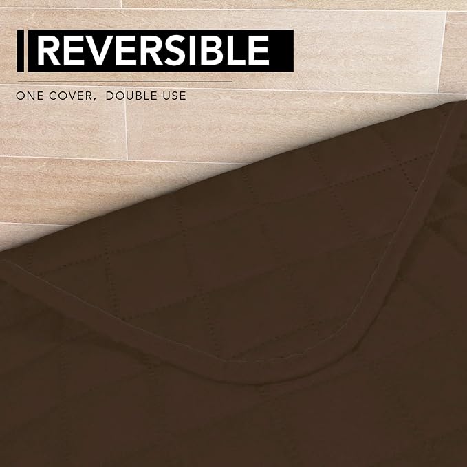 Easy-Going Sectional Couch Covers for Dogs L Shape Sofa Cover Reversible Sofa Slipcover Chaise Lounge Cover Furniture Protector Cover for Pets Dog Cat (42 x 68 inches, Coffee/Coffee) | Soft Sofa Slipcover For Dogs, Fits Left/Right Chaise Lounge Protect...