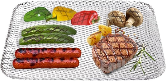 Foilman Grill Toppers - Clean Grill BBQ Disposable Toppers- 16 x 12Inch - (10 Pack) -Your Hot Dogs Will Never Fall Through The Cracks Again