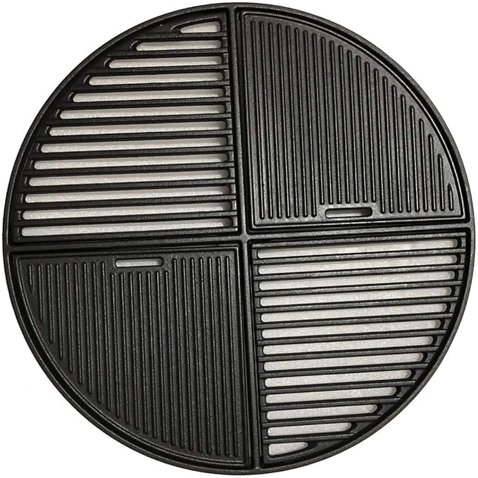 CH83G Cast Iron Grate Fit 22.5" charcoal kettle grills like Weber Gold and Silver and the Superdome from Grilldome, SnS Grills, Recteq, Outdoorchef, Masterbuilt, and Napoleon