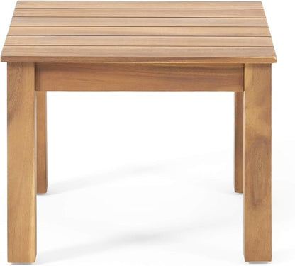 Christopher Knight Home Obreanna Outdoor End Table, Brown Patina Finish