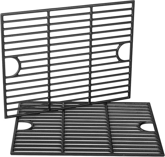 17 Inch Grill Grates for Nexgrill Home Depot 720-0830H 720-0783E 720-0670C, Cast Iron Cooking Grates Replacement Parts for Nexgrill 720-0888N Charbroil 463241113 720-0670D, Master Forge 1010037
