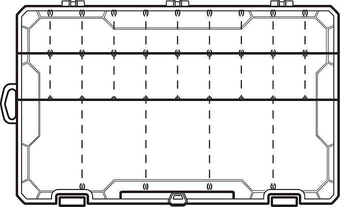 Flambeau Outdoors 5003 Tuff Tainer, 25 Compartments, 15 Zerust Dividers