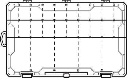 Flambeau Outdoors 5003 Tuff Tainer, 25 Compartments, 15 Zerust Dividers