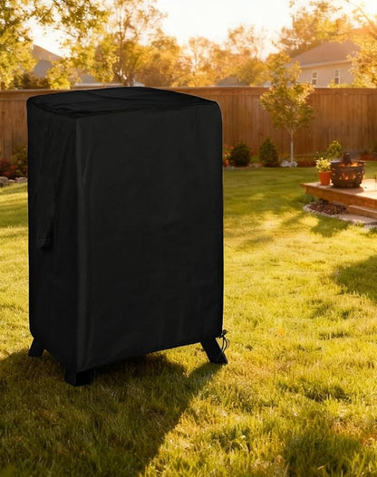 SheeChung Fire Pit Cover for Panovue Metal Chiminea Fire Pit,Heavy Duty 600D Outdoor Fireplace Protection for Wood Burning Fire Pits,Waterproof Electric Smoker/BBQ Smoker Grill Covers,32"Lx23"Wx40"H