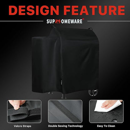 Suphomeware Grill Cover for Pit Boss 700FB, Lexington 500 and Classic 700 Wood Pellet Grills, Heavy Duty and Waterproof 73700 Grill Cover.