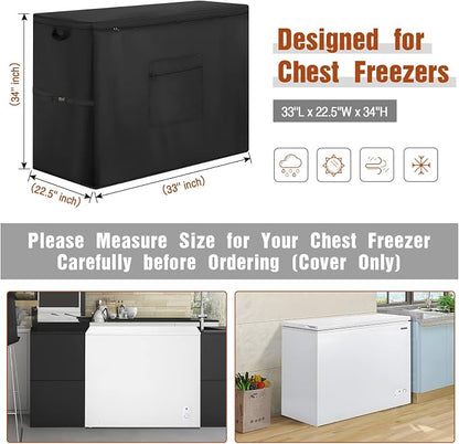 Chest Freezer Cover for Midea Compact 33x22.5x34in