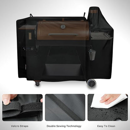 Suphomeware Grill Cover for Pit Boss Austin XL, Rancher XL Wood Pellet Grills, Pitboss 1000/1100 Series Accessories, Heavy Duty Covers for Pit Boss Pellet Smokers.…