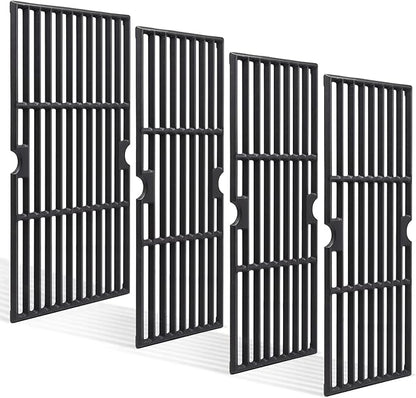 Criditpid Grill Grates for Charbroil Performance 5 Burner 463275517, 463274619 Replacement Parts, 18 Inch Cast Iron Cooking Grates for Char-Broil 463243518 463243519, 463275717, 463274419, 463274819