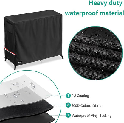 Waterproof Grill Cover for Blackstone 1555 1550 Tailgater Gas Grill and Griddle Combo, Outdoor Heavy Duty Durable Blackstone Grill Cover(Cover Only)
