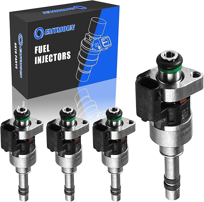 Set of 4 Fuel Injectors Fits for Chevy Cruze 2016-2019, for Equinox 2018-2019, for Malibu 2016-2019, for GMC Terrain 2018-2019, for Buick Encore 2016-2019# FJ1293 55577403 12644767