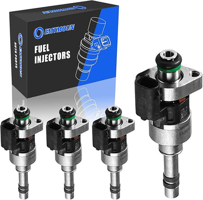 Set of 4 Fuel Injectors Fits for Chevy Cruze 2016-2019, for Equinox 2018-2019, for Malibu 2016-2019, for GMC Terrain 2018-2019, for Buick Encore 2016-2019# FJ1293 55577403 12644767