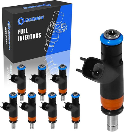 8PCS Fuel Injectors FJ732 for Ram 1500 2500 3500 5.7L HEMI 2009-2018 for Dodge Charger Challenger Durango Jeep Grand Cherokee Chrysler 300 Replacement