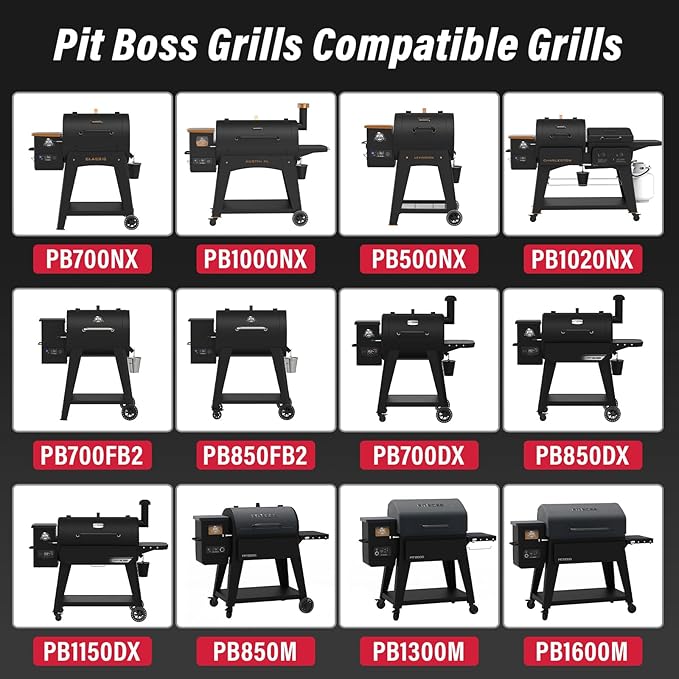 Heavy Duty Serving Tray Side Shelf for Pit Boss 700 820 Series pellet grill, Easy-Check Fit Accessory for Outdoor Cooking or Use