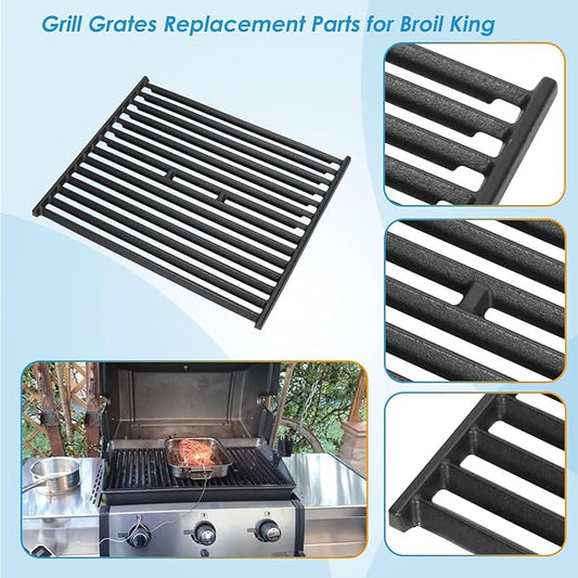 15 Inch Grill Grate for Broil King Grill Replacement Parts 9865-54 9453-54 9453-57 9453-64 9453-67 Signet 20, 90, 390 Crown 40, Grill Parts for Broil-Mate, Silver Chef, Sterling and More