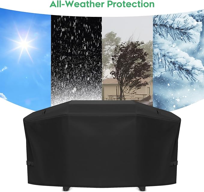Grill Cover fit for Weber Slate 30" Rust-Resistant Griddle, Heavy-Duty 600D Waterproof Cover for 3400119 Weber Slate 30 inch Flat Top Griddle Grill Cover