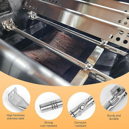 4 Burner 463342119 Grill Replacement Parts for Charbroil Performance 4 Burner 463332718, 463347017, 463335517, 463376419, 463342118, G470-0004-W1A Heat Plate, G470-5200-W1 Burner Grill Parts