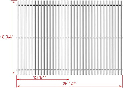 Genesis II E-310 Grates Replacement for Weber Genesis II E310 E-315 E-335 Genesis 2 Gs4 Grill Parts Replacement Grates 66095 Stainless Steel Cooking Grids II LX E-340 S-340 66802 Grates 300 Series