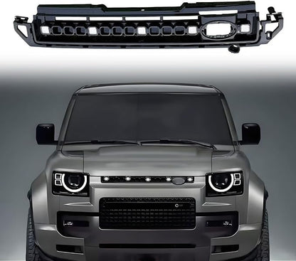 LED Grille Lights Front Grill Trim Strips Lighting Accessories Fits for LR Defender 90 110 130 2020 2021 2022 2023 2024 2025 2026