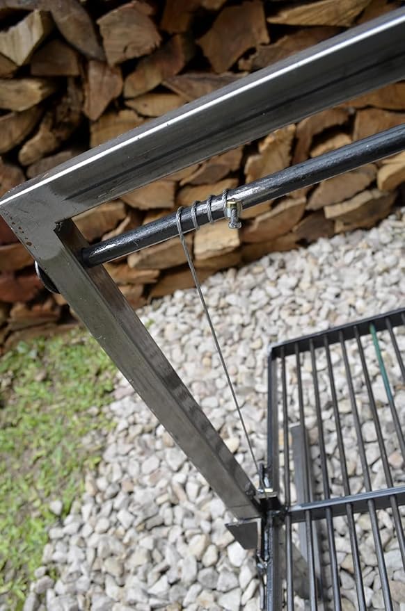 Iron Argentinian Style Santa Maria Grill- Size : 100 x 50 cm (40 x 20 in) Cod 1 (Santa Maria Grill (Only grill))