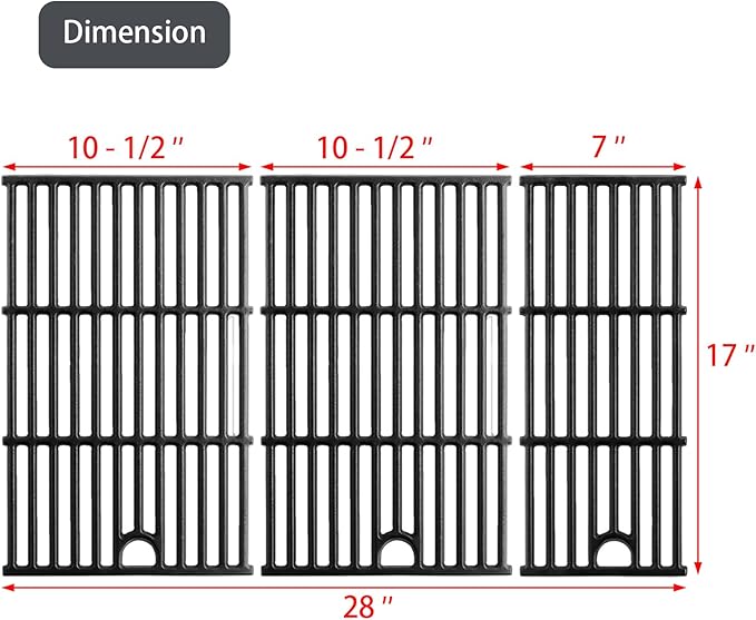 463448021 Grill Grates Replacement Parts for Charbroil Grill Parts G426-0005-W1 G426-0004-W1 463455021 463449021 463451022 463458021 463459021 Charbroil Performance 5 Burner Grill Replacement Parts