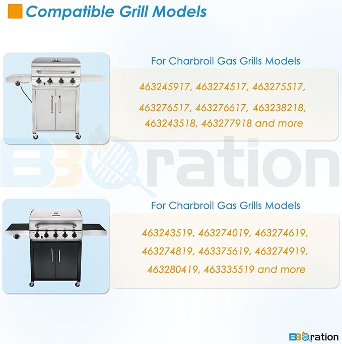 Grill Wheels for Charbroil Performance 463375719 466342119 463243518 3 Inch Caster Wheels Caster Locking for Charbroil Caster Socket for G350-0023-W2 Charbroil Grill Replacement Wheels