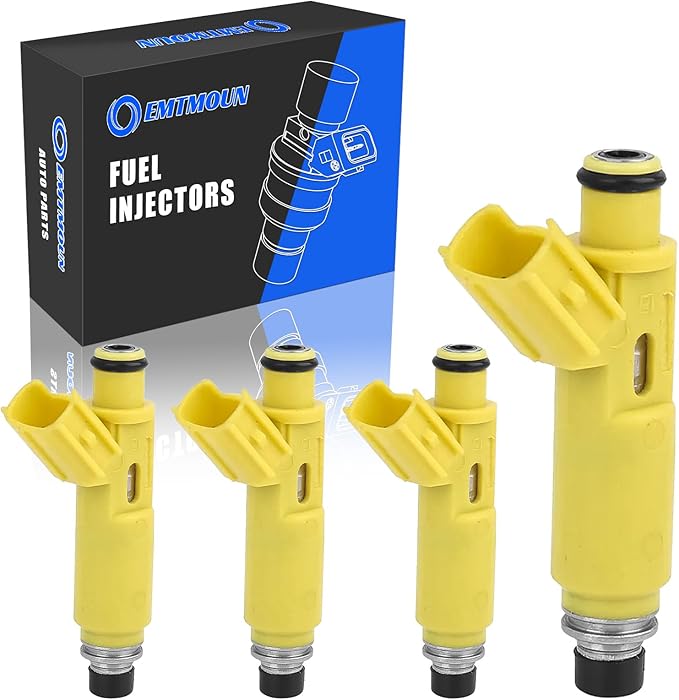 4PCS Fuel Injectors FJ639 for Toyota RAV4 2.0L 2001-2003 Replacement 23209-28050 842-12266 800-1602N