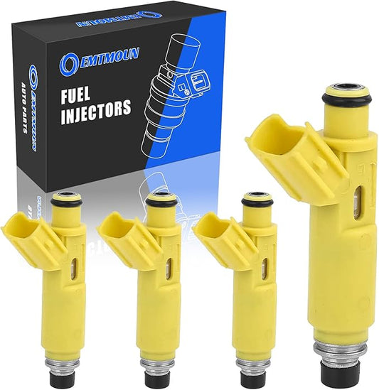 4PCS Fuel Injectors FJ639 for Toyota RAV4 2.0L 2001-2003 Replacement 23209-28050 842-12266 800-1602N