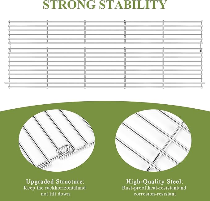 Utheer Warming Rack for Pit Boss Austin XL 1000 Series Pellet Grills, Fit Pit Boss Austin XL, Rancher XL 1000, Sportsman 1000, Pro Series II 1150, Stainless Steel Foldable Upper Grill Rack