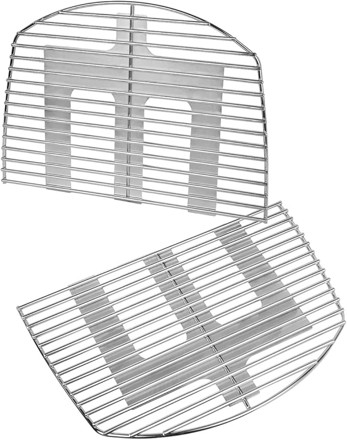 Stanbroil Solid Rod Stainless Steel Grill Cooking Grates for Weber Q300, Q320, Q3000, Q3100, Q3200 Series Gas Grill, Replacement Parts for Weber 7646