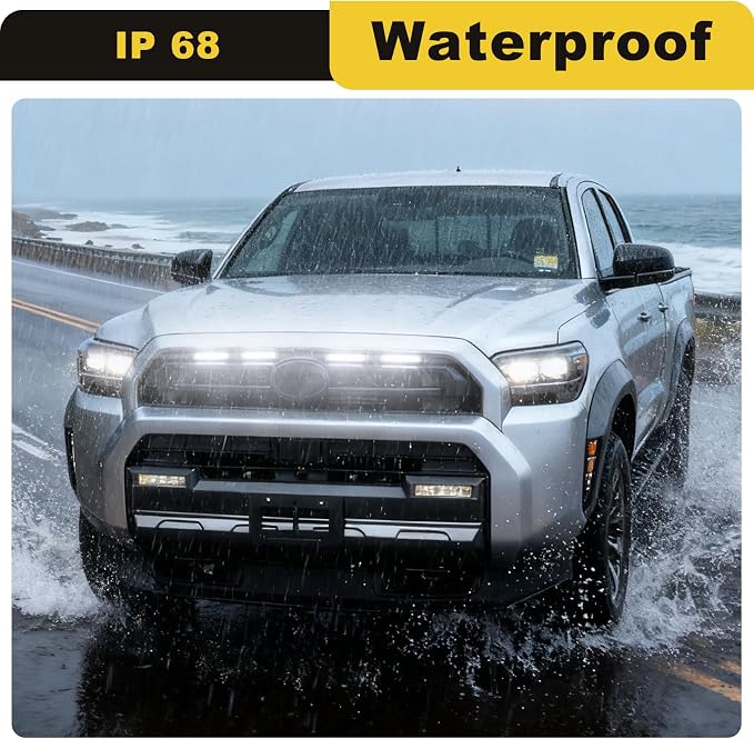Front Grills Led Lights Fit for 2025 2026 Toyota 4Runner SR5 6th gen | 6th gen Grill Grille Light Accessoris (For SR5 only )