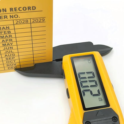 96-Pack Fire Extinguisher Inspection Tags, Monthly Maintenance Record Labels for 2026-2029, Durable Yellow Plastic for Indoor & Outdoor Use, Safety Compliance Tags for Fire Safety Inspections