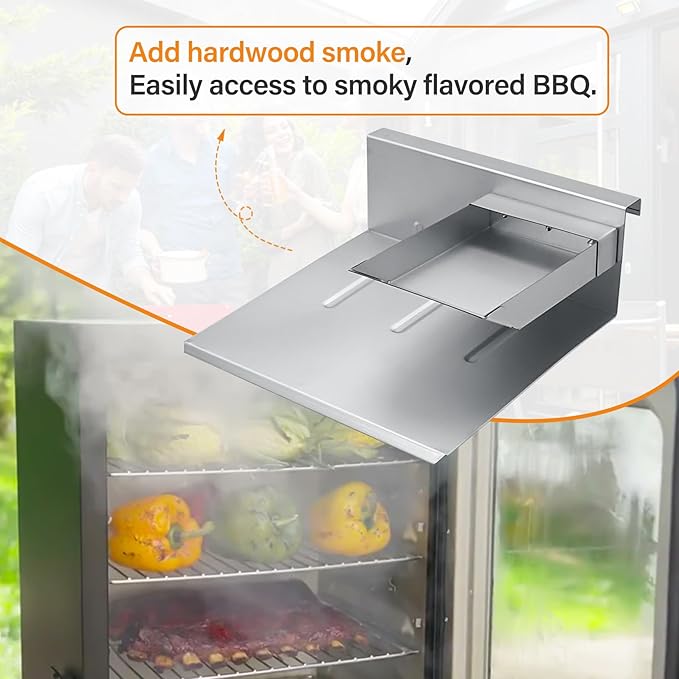 Wood Chip Tray for Masterbuilt Digital Electric Smoker, 9007090092 Wood Chip Holder Replacement Parts for Masterbuilt 20070110 20070211 20070311 20070610 20070710 20070810 20070814 20070910 20071411