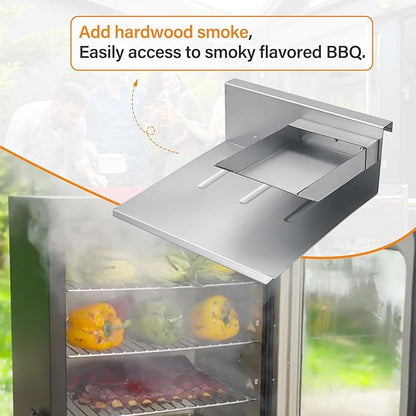Wood Chip Tray for Masterbuilt Digital Electric Smoker, 9007090092 Wood Chip Holder Replacement Parts for Masterbuilt 20070110 20070211 20070311 20070610 20070710 20070810 20070814 20070910 20071411