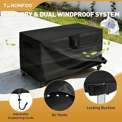 Outdoor Prep Table Cover, 600D Waterproof Patio BBQ Table Cover, Suitable for Outdoor Dining Table, Stainless Steel Metal Grill Table, BBQ Grill Cart, 40" x 24" x 32"