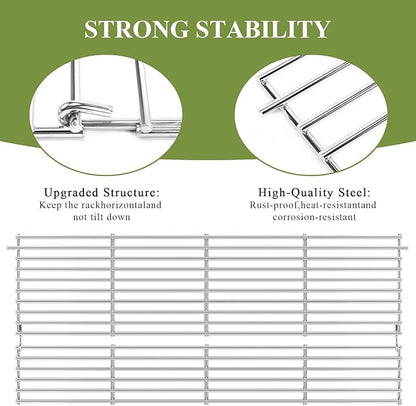 Utheer Warming Rack for Pit Boss 700 Series Pellet Grills, Fits Pit Boss 700D / 700FB / 700S / 700FB1 / 700SC, Stainless Steel Upper Warming Shelf Replacement