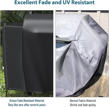 Grisun Grill Cover for Pit Boss Competition Series 1600, Pro Series Elite 1600 Wood Pellet Smoker Grill PB1600CS PB1600PS2 PB1600PSE, 600D Heavy Duty Fade Resistant Waterproof Grill Cover for PB1600