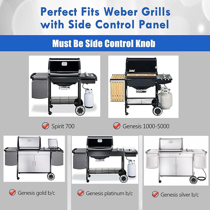 7658 Griddle Replacement Parts for Weber Spirit and Spirit II 200 300 Griddle Accessories E-310 E-210 Cast Iron Flat Top Insert Plate II S-310 S-210 E-330 S-330 E-220 E-320 Genesis Silver Grill Parts