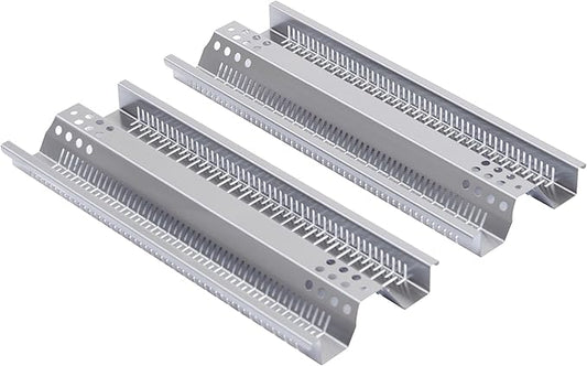 Monument Grills Stainless Steel Heat Plates, Replacement Grill Heat Plate Shield, Flavorizer Bar, Flame Tamer for 6-Burner Grills Model 77352 D605 D605P E605, Burner Cover A119