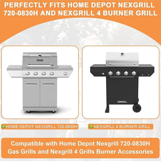 Grill Warming Rack for Home Depot Nexgrill 720-0830H Replacement Parts, Upper Rack for Nexgrill Replacement Parts 4 Burner Grills, Stainless Steel Warmer/Cooling Rack for Nexgrill Accessories